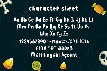 Pumpkin Face - Halloween Font