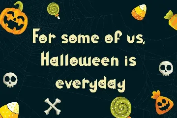 Pumpkin Face - Halloween Font