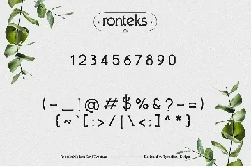 Ronteks font