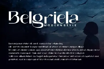 Belgriela - Serif Font