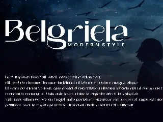 Belgriela - Serif Font