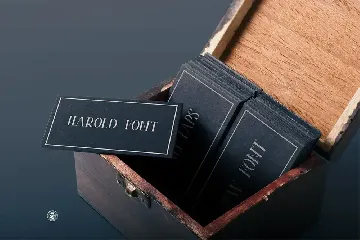 Harold font