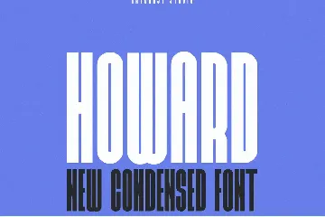 Howard - Ultra Condensed font