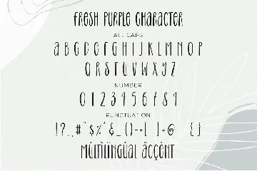 Fresh Purple - Handwritten Font