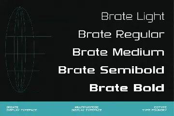 Brate font