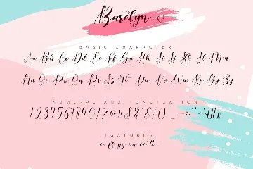 Barelyn Script font