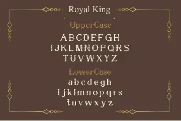 Royal King Vintage Serif Modern Font