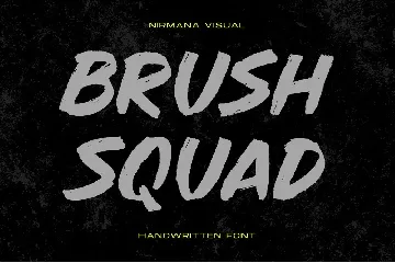 Brush Squad - Logo Font