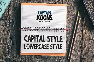 Captain Koons font