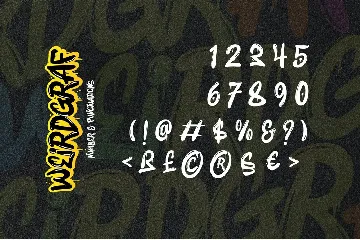 Weirdgraf font