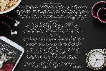 Midnight Vagansa | Beauty Caligraphy font