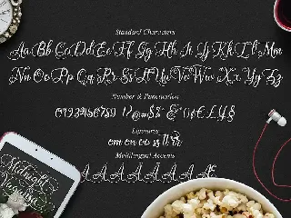 Midnight Vagansa | Beauty Caligraphy font