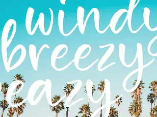 Seaside Tropics Handwriting Font