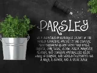 Parsley Font