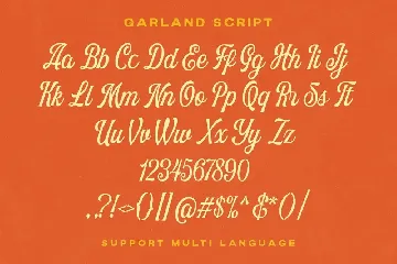 Garland font