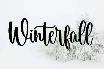 Snowfield font