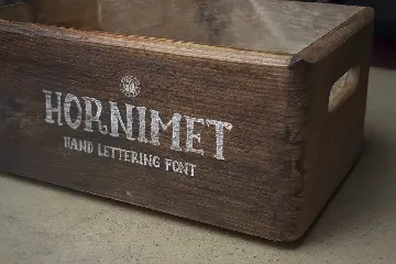 Hornimet font