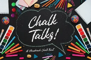 Chalk Talks font