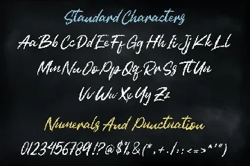 Chalk Talks font