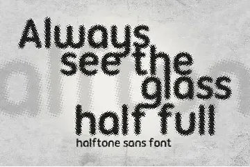 Halftone Sans font