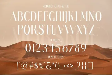 MORSKOF Ligature Serif Typeface font