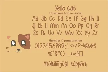 Yello Cat font