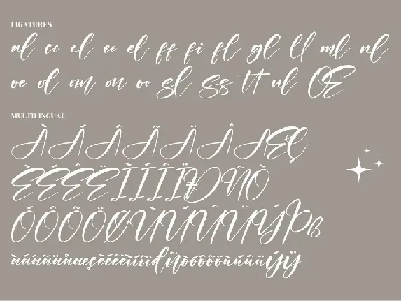 Belista Kaldera Signature Font