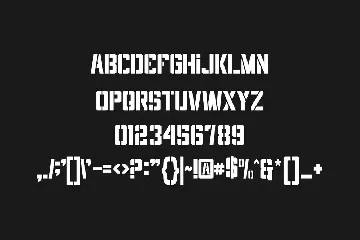 CandelenStancil-Bold  - Futuristic Font