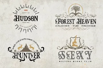 Hunter Heart font