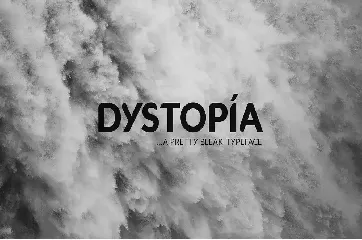 Dystopia Typeface font