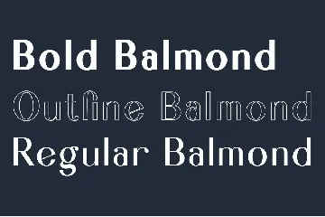 Balmond Sans Serif 3 font