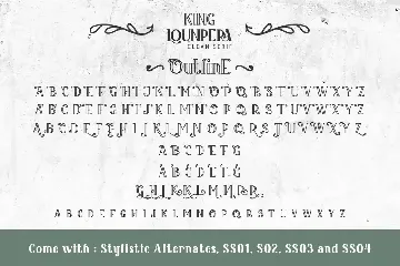 King Lounpera - Display Font