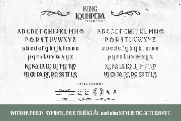 King Lounpera - Display Font