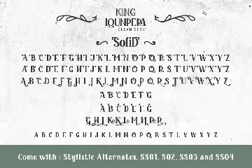 King Lounpera - Display Font