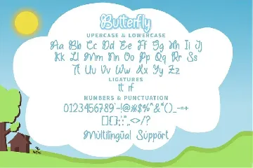 Butterfly font