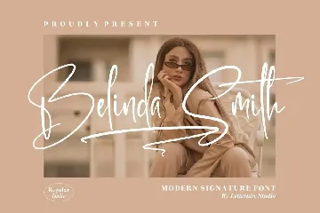 Belinda Smith Modern Signature Font