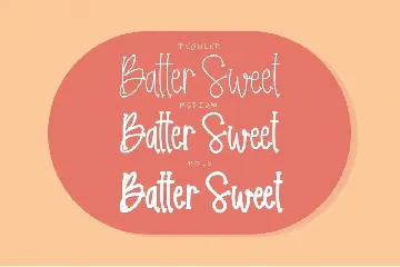 Batter Sweet Handwritten Serif Font