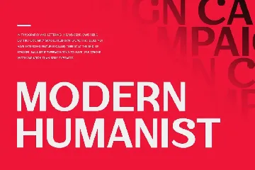 Campaign - Modern Humanist Sans Serif font