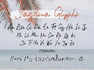 Sagtima Brush font