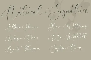 Roselyne - Modern Signature Handwriting Font