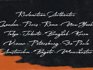 Ridenation - Handwritten Font