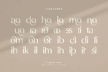 Famous - Modern Feminine Beauty Font