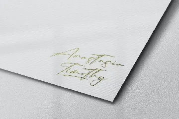 Anastasia Timothy Modern Signature Font