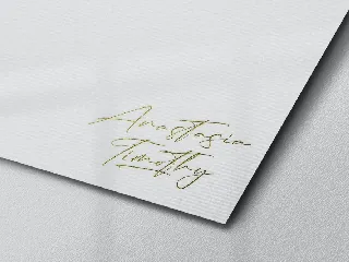 Anastasia Timothy Modern Signature Font