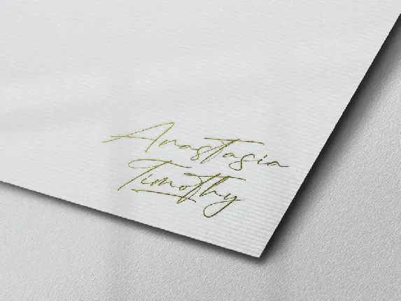 Anastasia Timothy Modern Signature Font