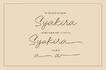 Samtalira - Handwriting Script font