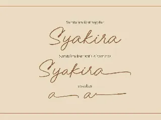 Samtalira - Handwriting Script font