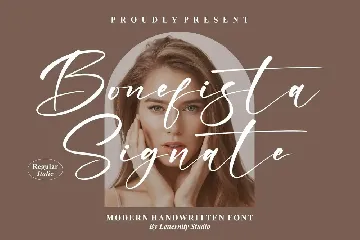 Bonefista Signature Modern Handwritten Font