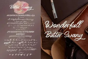 Butter Swany - Handwritten Font