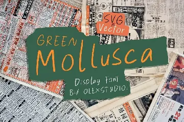 Green Mollusca - Display Font